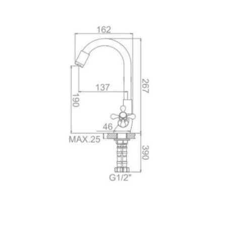 Смеситель Ledeme L1319-6 синий - купить в Москве по низкой цене в интернет-магазине с доставкой по всей России | HITsant Смеситель Ledeme L1319-6 синий