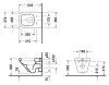 Унитаз подвесной Duravit DuraStyle 25360900001 WG антигрязевое покрытие