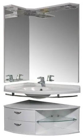 Мебельная раковина Aquanet Ибис левая с п/д