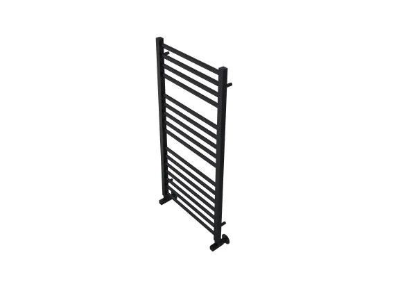 Полотенцесушитель водяной Aquatek (Акватек) П16 500х1100 мм, черный муар, подключение нижнее/диагональное, сверхпрочная пищевая нержавеющая сталь AISI 304L, гарантия 10 лет