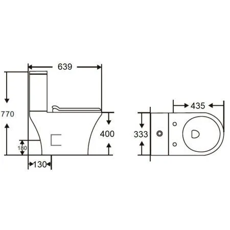 Унитаз-компакт Orange C01-000W сиденье с микролифтом