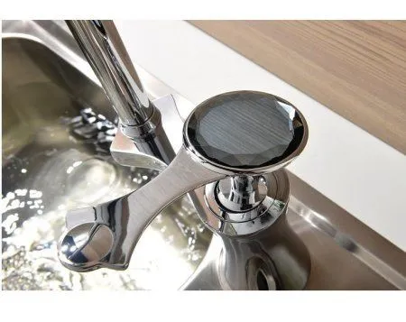 Смеситель на раковину Bronze de Luxe Yasmina (800/B03) - купить в Москве по низкой цене в интернет-магазине с доставкой по всей России | HITsant Смеситель на раковину Bronze de Luxe Yasmina (800/B03)