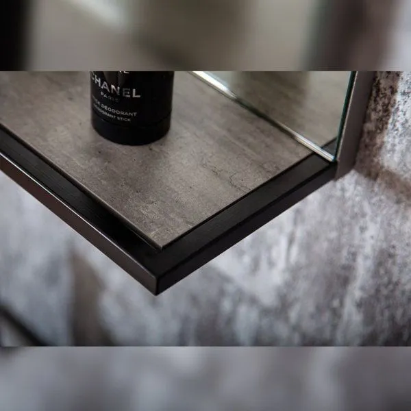 Зеркало Бриклаер ЛОФТ 45 см, метрополитен грей