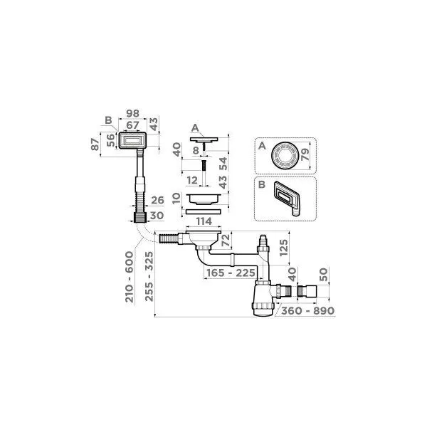 Арматура Omoikiri WK-1-UN-IN 4956777