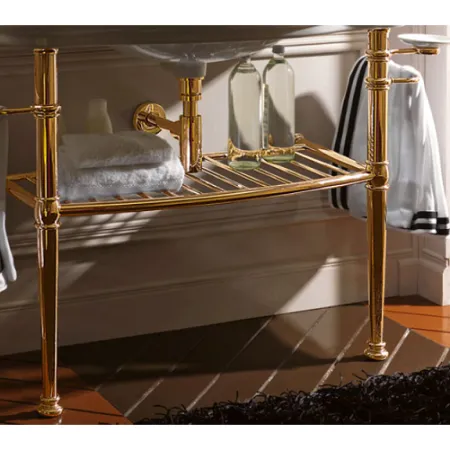 Консоль под раковину Kerasan Retro 730091 золото