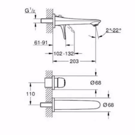 Смеситель Grohe Eurostyle New 19571LS3 для раковины белый