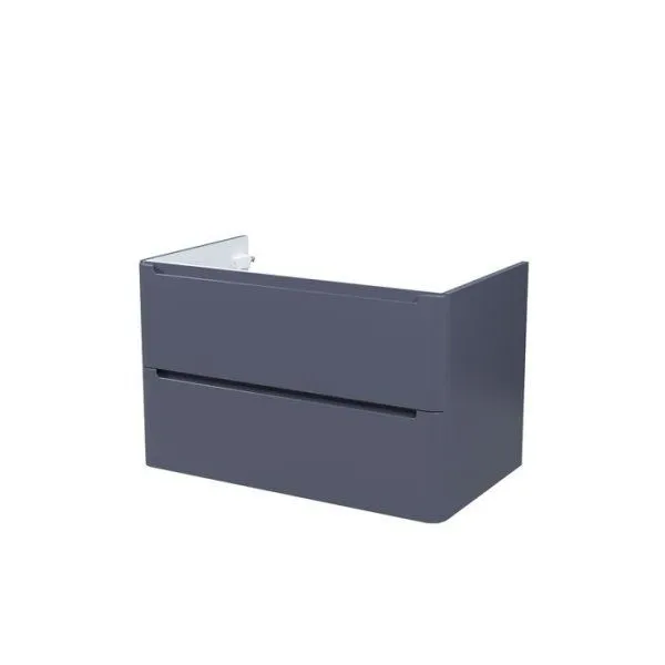 Тумба подвесная, 80 см, темно-серый, Edifice, IDDIS, EDI80D0i95  подходит умыв. 0108000i28