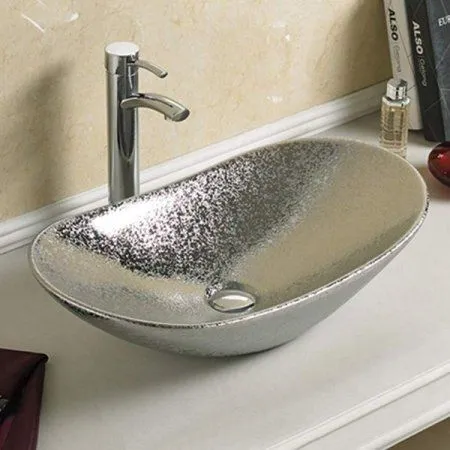 Раковина Comforty 7811ASS серебро