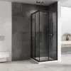 Душевой уголок ABBER Schwarzer Diamant AG02090BH прозрачное/черный