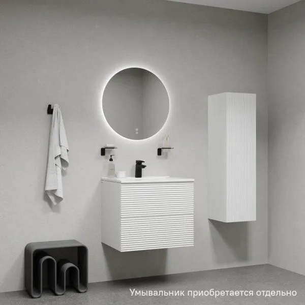 Тумба подвесная, 60 см, белый, Bild, IDDIS, BIL60W0i95 подходит умыв. 0136000i28