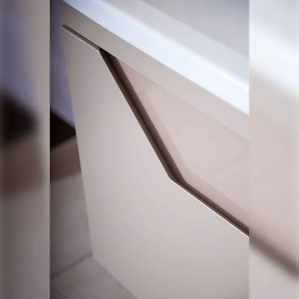 Тумба под раковину подвесная Бриклаер Брайтон бежевый, 60 см