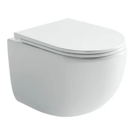 Унитаз подвесной Ceramica Nova Up CN4007 микролифт - купить в Москве по низкой цене в интернет-магазине с доставкой по всей России | HITsant Унитаз подвесной Ceramica Nova Up CN4007 микролифт