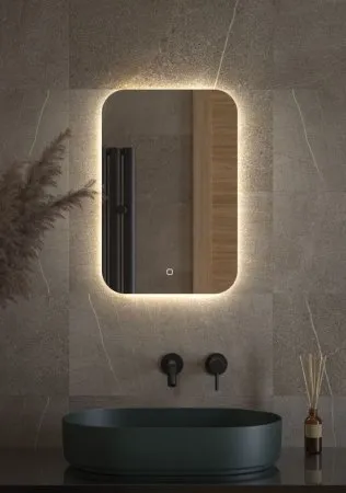 Зеркало с LED-подсветкой настенное Defesto Opti DF 2802S 40x60