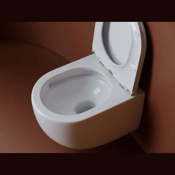 Унитаз подвесной Ceramica Nova Up CN4007 микролифт - купить в Москве по низкой цене в интернет-магазине с доставкой по всей России | HITsant Унитаз подвесной Ceramica Nova Up CN4007 микролифт