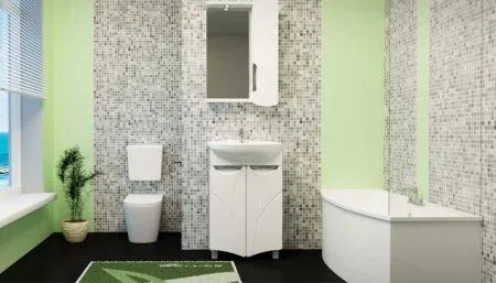 Шкаф-зеркало Velvex Belvento Fly 50