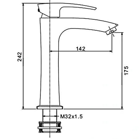 Смеситель для раковины Gappo G1007-78