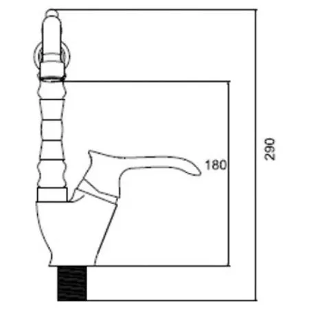 Смеситель Ledeme L4041-2 Хром