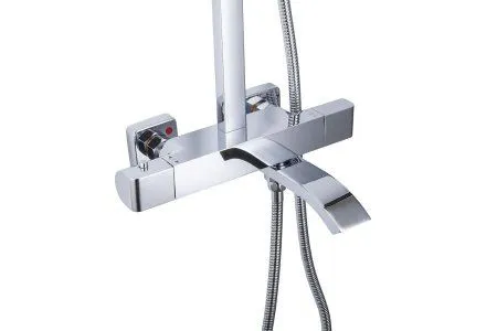 Душевая  система для ванной PVD покрытие Gappo  Jacob G2407-20, хром - купить в Москве по низкой цене в интернет-магазине с доставкой по всей России | HITsant Душевая  система для ванной PVD покрытие Gappo  Jacob G2407-20, хром