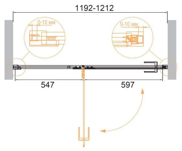 Душевая дверь Cezares Bellagio BELLAGIO-B-12-120-C-BORO прозрачное стекло - купить в Москве по низкой цене в интернет-магазине с доставкой по всей России | HITsant Душевая дверь Cezares Bellagio BELLAGIO-B-12-120-C-BORO прозрачное стекло
