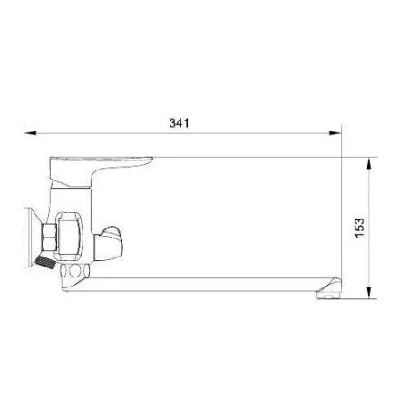 Смеситель Ledeme L2265 хром