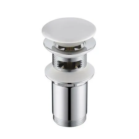 Донный клапан Timo white (автомат) (8011/16) - купить в Москве по низкой цене в интернет-магазине с доставкой по всей России | HITsant Донный клапан Timo white (автомат) (8011/16)