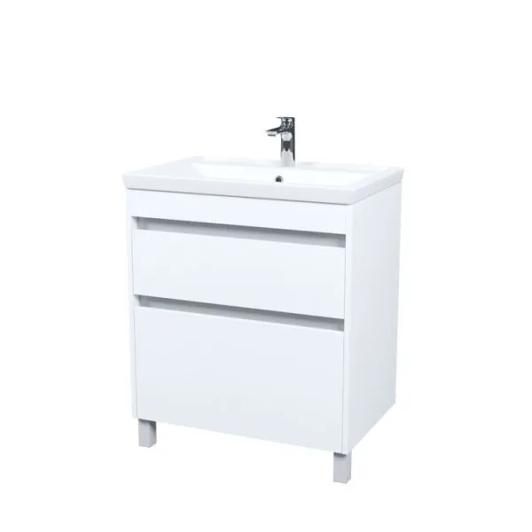 Тумба с умывальником, напольная, 70 см, белый, Zodiac X, IDDIS, (ZDX70WFi95K)