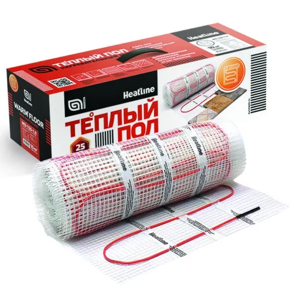 Двухжильный нагревательный мат Heatline-SLIM MS-75-0.5