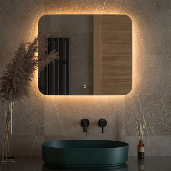 Зеркало с LED-подсветкой настенное Defesto Opti DF 2816SH 70x60