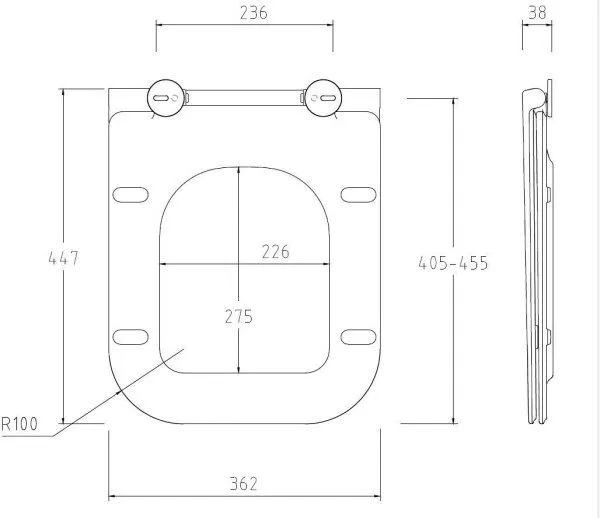 Крышка-сиденье для унитаза Allen Brau Liberty 4.33015.20 белый