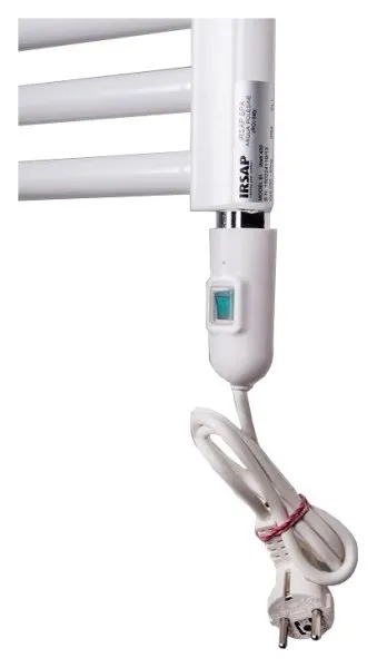 Полотенцесушитель электрический Irsap Ares EIS058IK1IR01NNN01 81,8x58 черный матовый - купить в Москве по низкой цене в интернет-магазине с доставкой по всей России | HITsant Полотенцесушитель электрический Irsap Ares EIS058IK1IR01NNN01 81,8x58 черный матовый