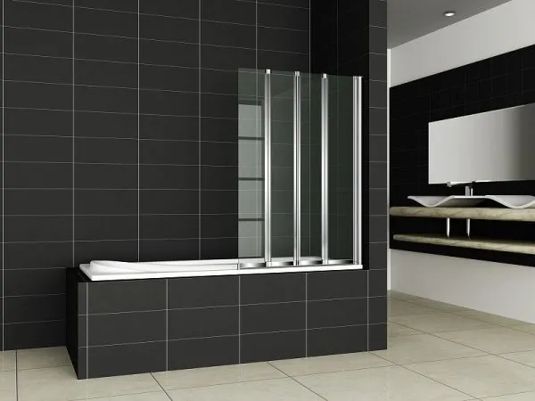 Шторка на ванну Cezares Pratico PRATICO-V-4-100/140-C-Cr 100 прозрачное стекло - купить в Москве по низкой цене в интернет-магазине с доставкой по всей России | HITsant Шторка на ванну Cezares Pratico PRATICO-V-4-100/140-C-Cr 100 прозрачное стекло