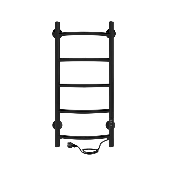 Полотенцесушитель Электрический Лесенка INDIGO LCALE70-30BRRt, Черный муар