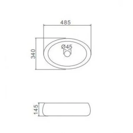 Раковина керамическая Gappo GT503