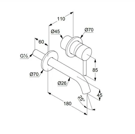 Смеситель Kludi Bozz 382440576 для раковины, хром