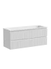 Тумба подвесная SANCOS Snob T 1195х445х500, c двумя ящиками оснащенными доводчиками, Bianco, SNT120W