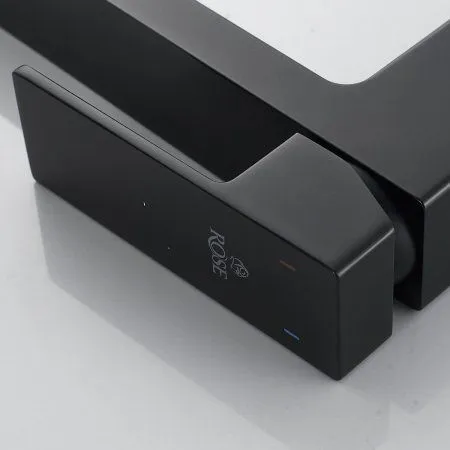 Смеситель для раковины однорычажный с гайкой Rose R1811H-1, Черный