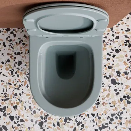 Унитаз подвесной Ceramica Nova Balearica CN6000MH антрацит матовый