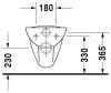 Унитаз подвесной Duravit D-Code 25350900002