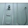 Душевая кабина Frank F655(2) 900*900 с турецкой баней, угловая