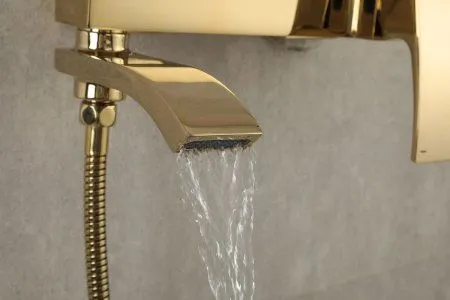 Смеситель для ванны Gappo G3207-3, однорычажный, золото