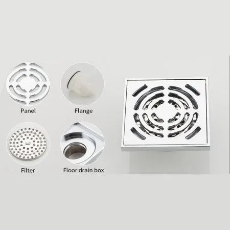 Душевой трап Gappo G81052 с решеткой