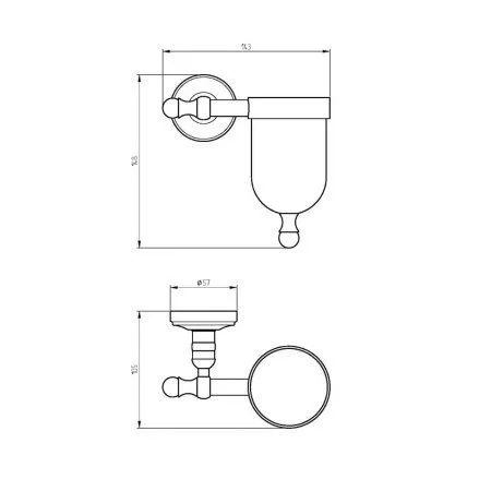Держатель освежителя воздуха Migliore Mirella 17233 хром