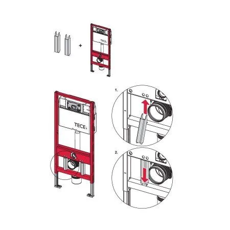 Комплект крепления для инсталляций Tece TECEprofil 9041029