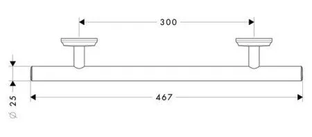 Поручень Hansgrohe Logis Classic