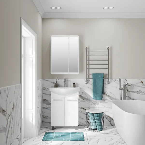 Тумба Runo Эрика 60 под умывальник Элеганс 60 (00-00004147)