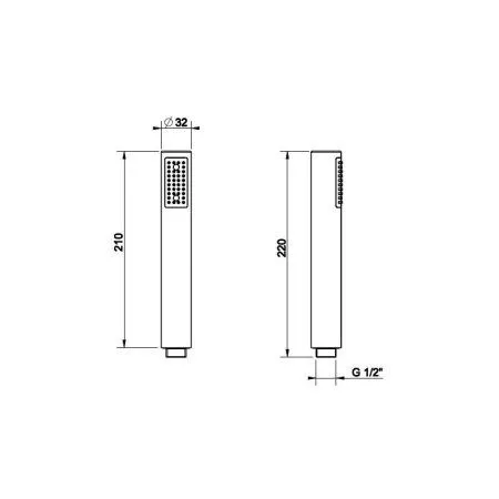 Душевая лейка Gessi Emporio 14372.031 хром