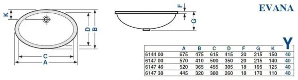 Раковина Villeroy&Boch Evana 61440001 60х40 белая - купить в Москве по низкой цене в интернет-магазине с доставкой по всей России | HITsant Раковина Villeroy&Boch Evana 61440001 60х40 белая