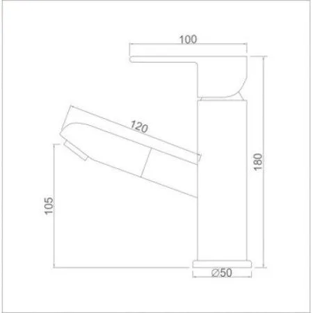 Смеситель Ledeme L1055-20 хром
