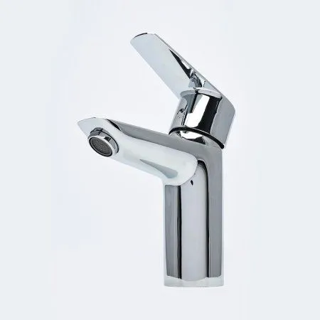 Смеситель для раковины AQUAme Prato AQMP6110 хром - купить в Москве по низкой цене в интернет-магазине с доставкой по всей России | HITsant Смеситель для раковины AQUAme Prato AQMP6110 хром