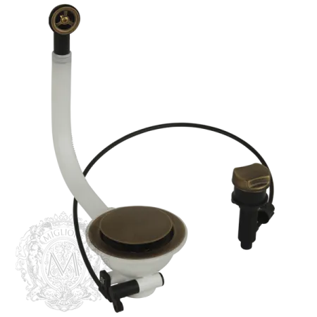 Слив-перелив Migliore Ricambi ML.RIC-10.132.BR для кухонной мойки, с крышкой - купить в Москве по низкой цене в интернет-магазине с доставкой по всей России | HITsant Слив-перелив Migliore Ricambi ML.RIC-10.132.BR для кухонной мойки, с крышкой